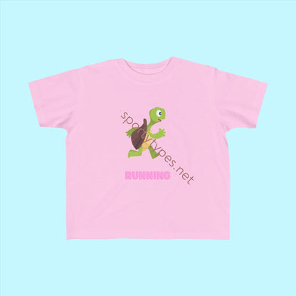 Pink Toddler Running Fan Jersey T-Shirt