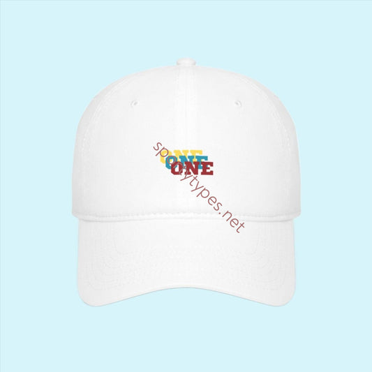 White 'ONE' Baseball Cap