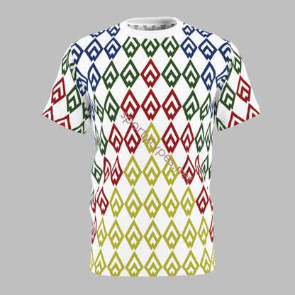 Unisex Multicolored Diamond Tee