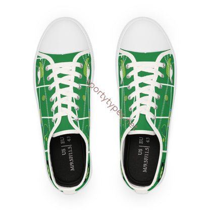 Men's Tennis Canvas Low Top Sneakers