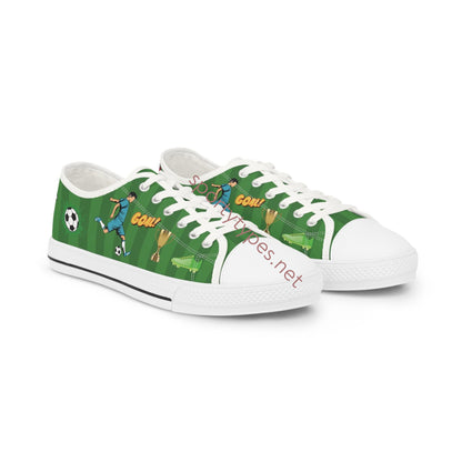 Men's Football Canvas Low Top Sneakers