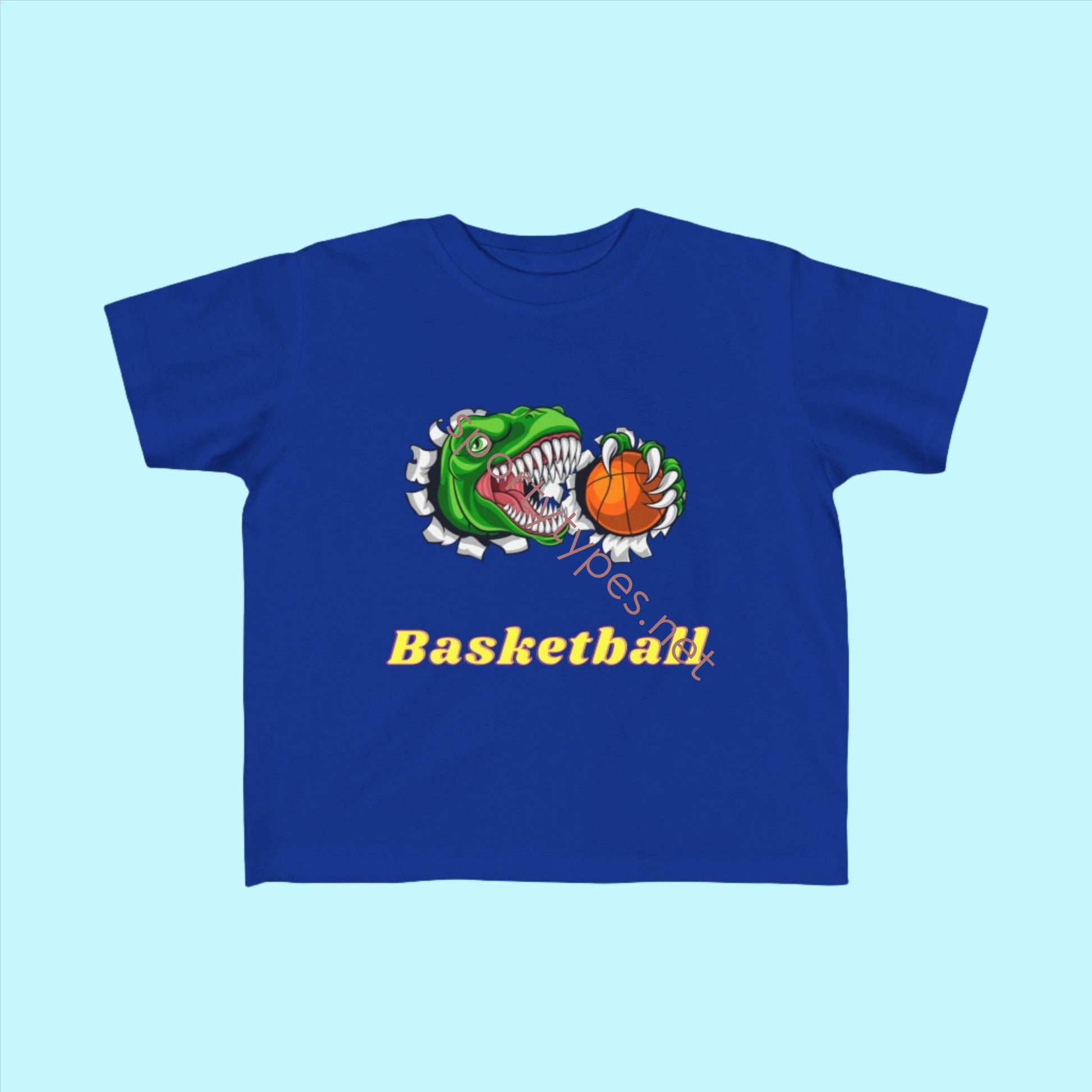 Royal Toddler Basketball Fan Jersey T-Shirt