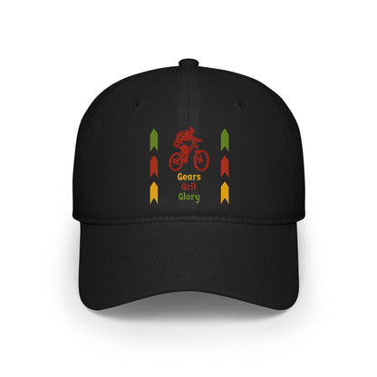 Mountain Biking Theme Baseball Cap