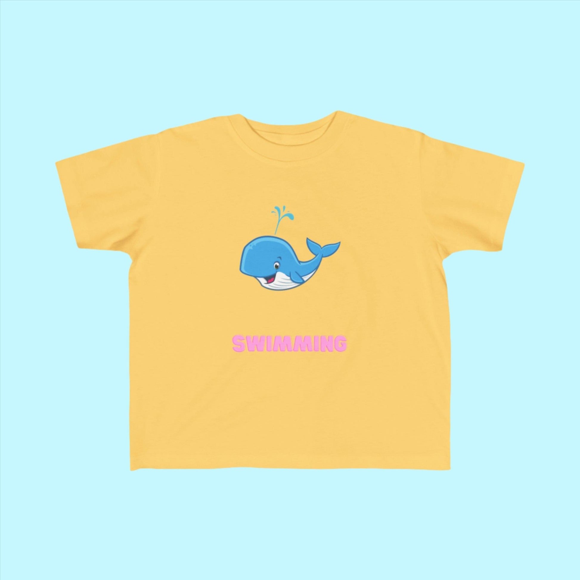 Butter Toddler Swimming Fan Jersey T-Shirt