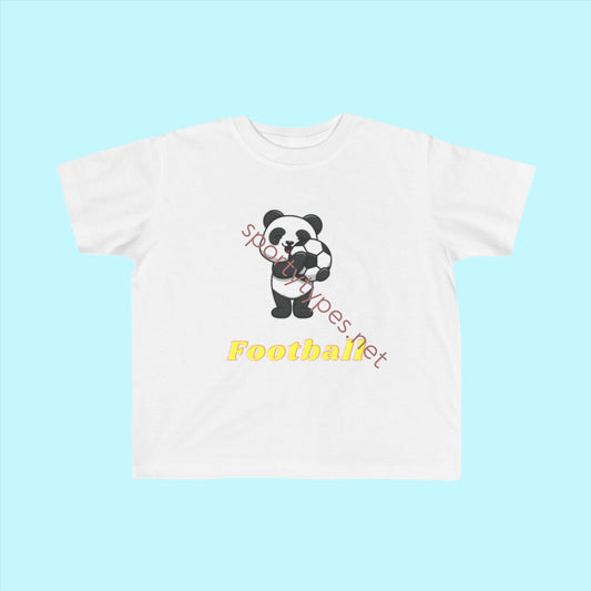 White Toddler Soccer Fan Jersey T-Shirt