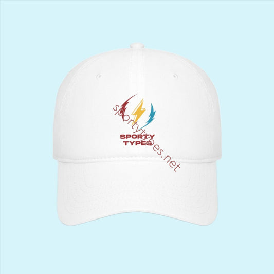 White Sporty Types Baseball Cap