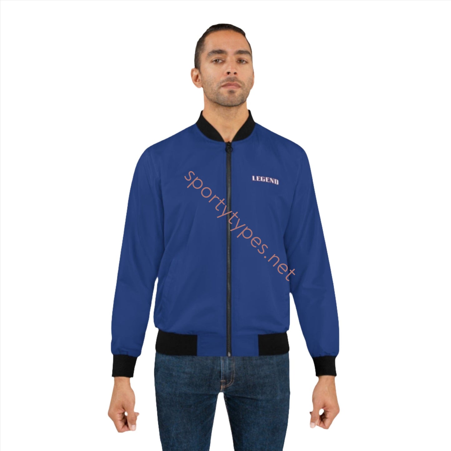 Men's Blue Legend Bomber Jacket