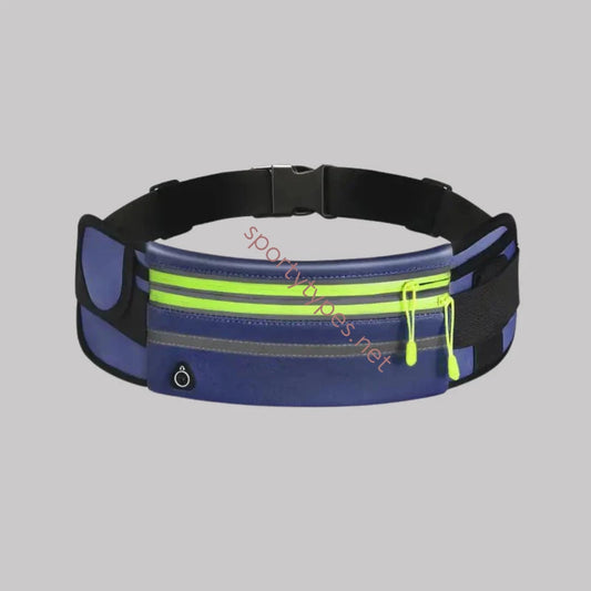 Dark Blue Waterproof Sporty Waist Belt Bag