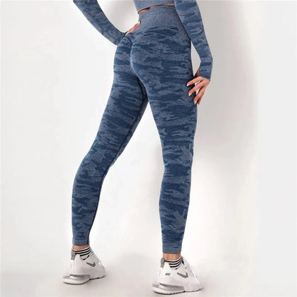 Dark Blue Women's Sports Leggings