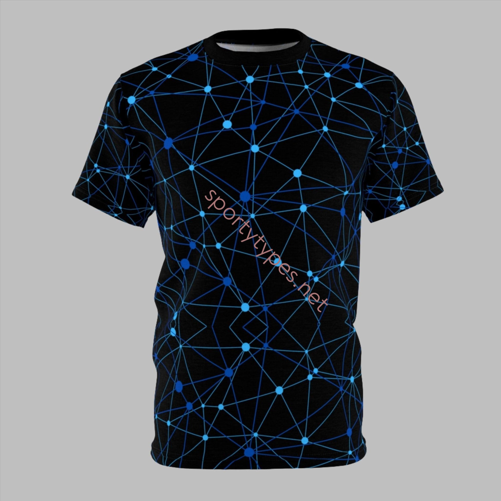 Unisex Blue Stay Connected Tee