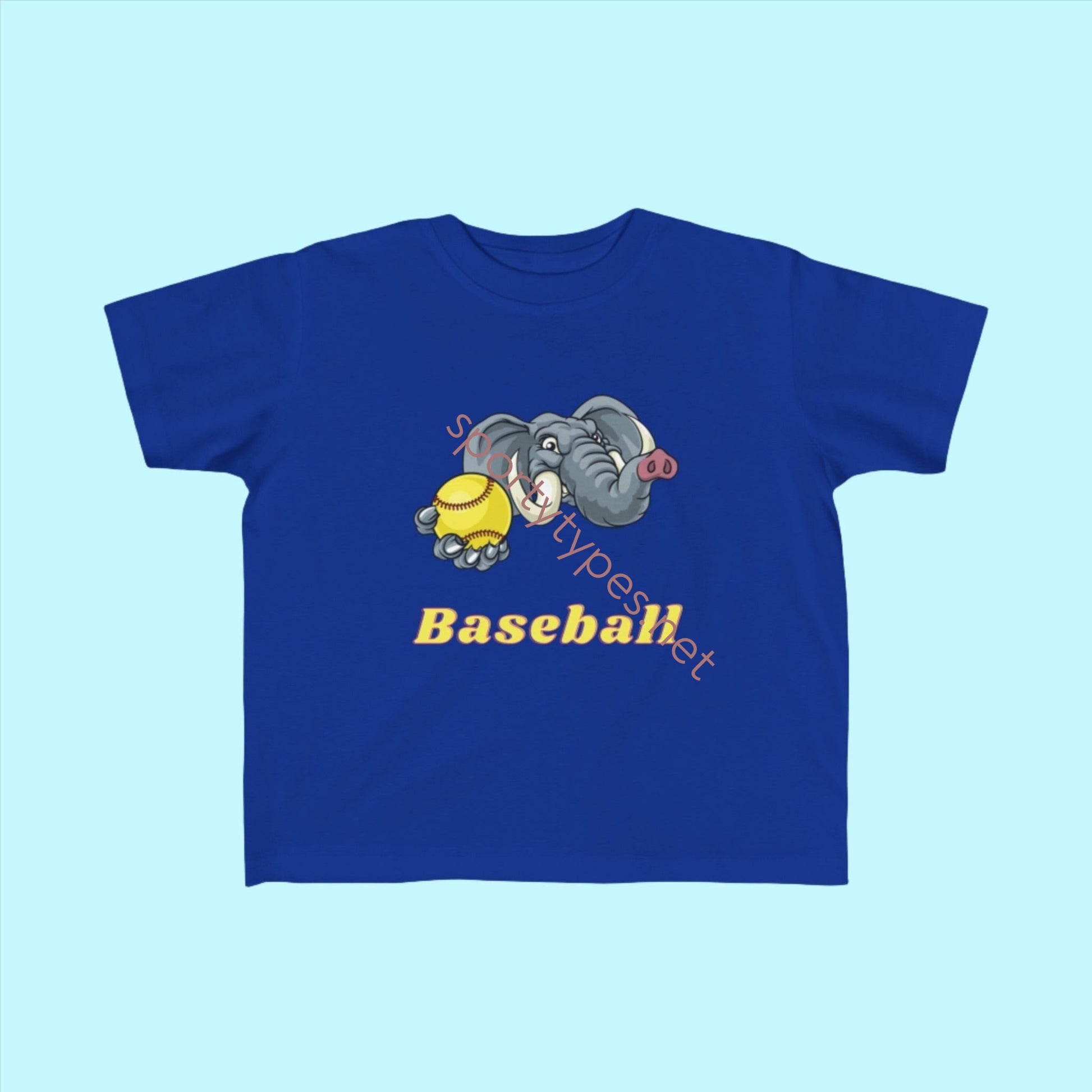 Royal Toddler Baseball Fan Jersey T-Shirt