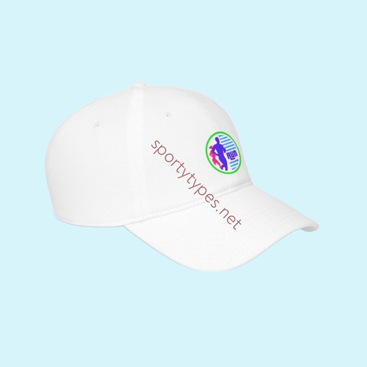 White Run Club Baseball Cap