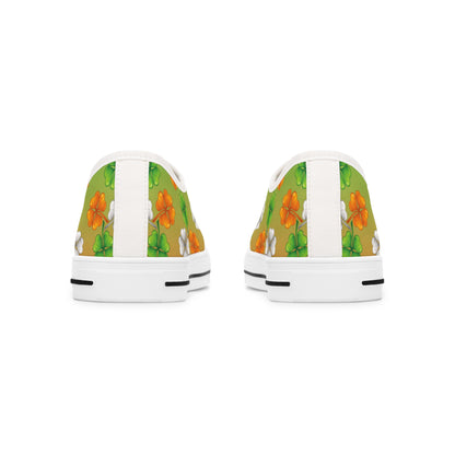 Women's Irish Shamrock Low Top Canvas Sneakers