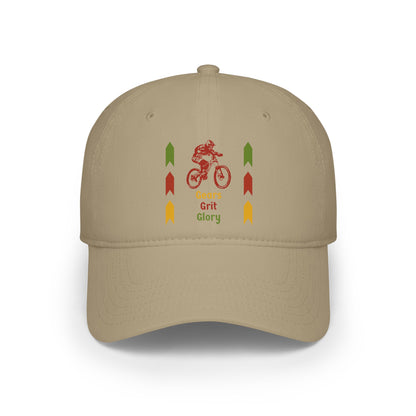 Mountain Biking Theme Baseball Cap