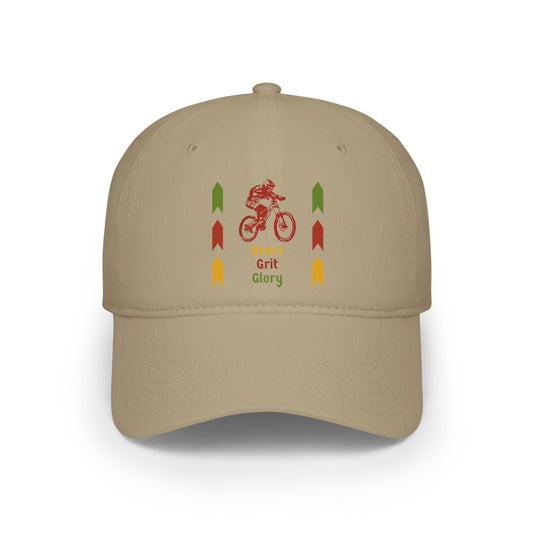 Mountain Biking Theme Baseball Cap