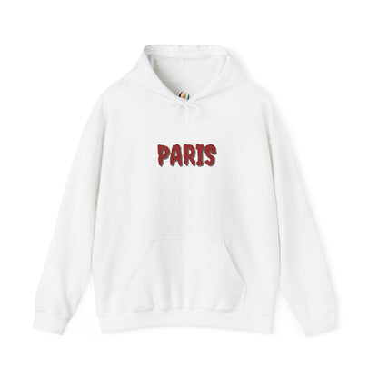 White Paris Pullover Hoodie – Chic, Cozy, and Iconic (S-5XL)