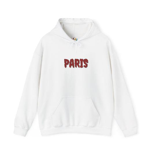 White Paris Pullover Hoodie – Chic, Cozy, and Iconic (S-5XL)