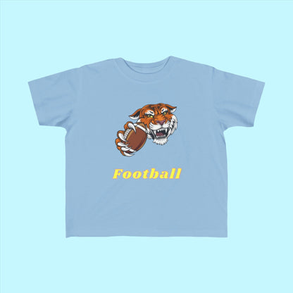Light Blue Toddler Football Fan Jersey T-Shirt