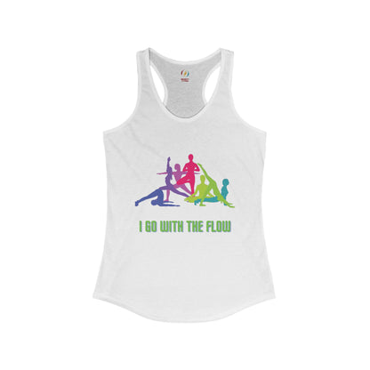 Women's I Go With The Flow Racerback Tank