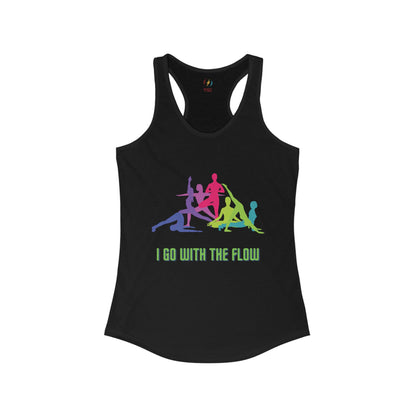 Women's I Go With The Flow Racerback Tank