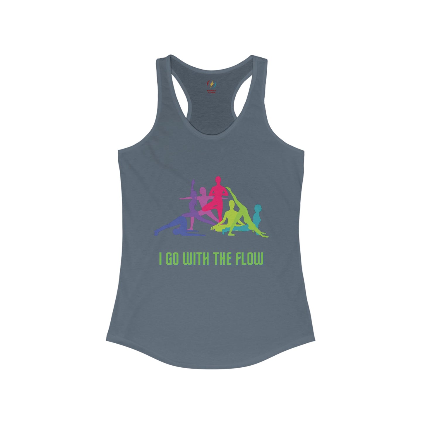 Women's I Go With The Flow Racerback Tank