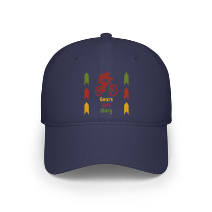 Mountain Biking Theme Baseball Cap