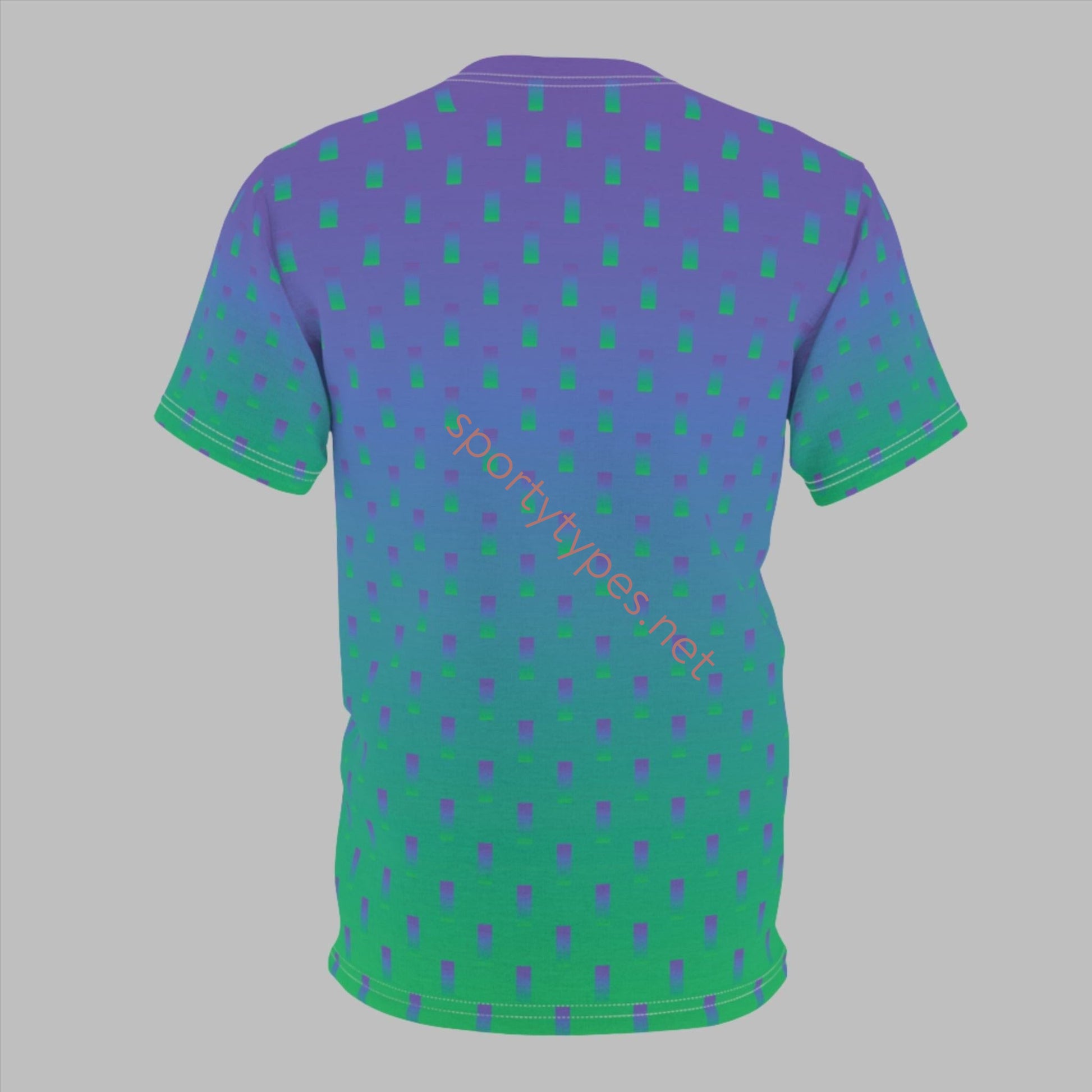 Unisex Purple Green Tee