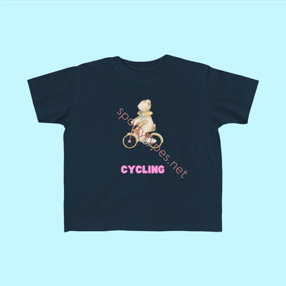 Navy Toddler Cycling Fan Jersey T-Shirt