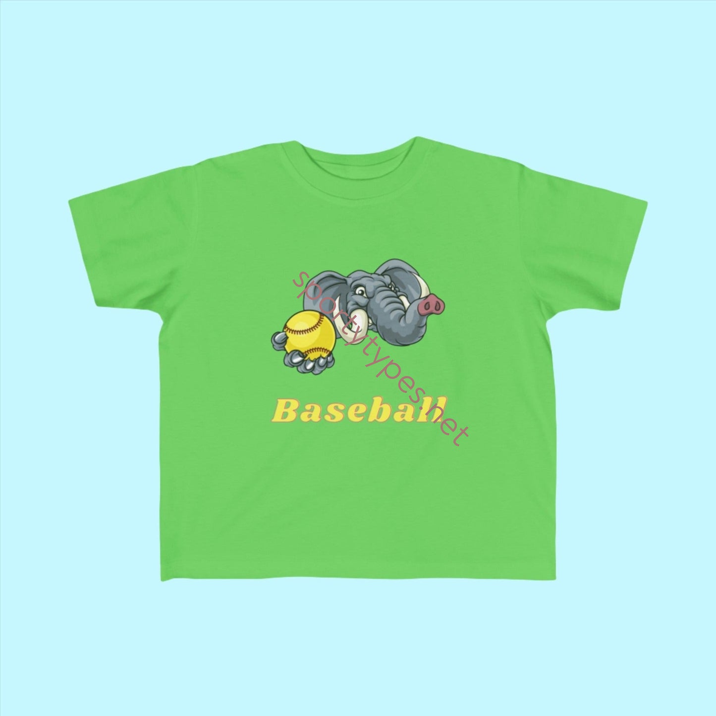 Apple Toddler Baseball Fan Jersey T-Shirt