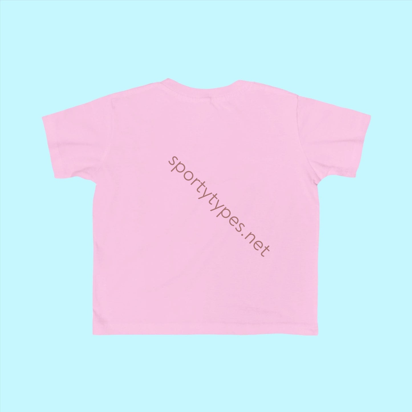 Pink Toddler Gymnastics Fan Jersey T-Shirt