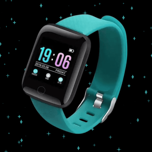 Green Fitness Tracker Smartwatch