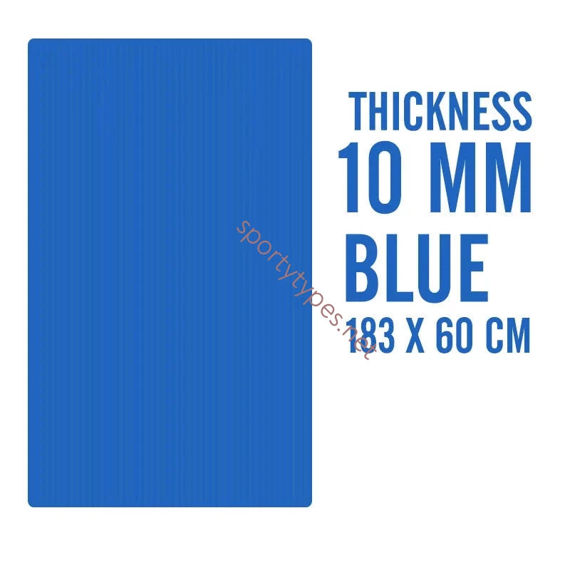 Blue Non-Slip Fitness Mat