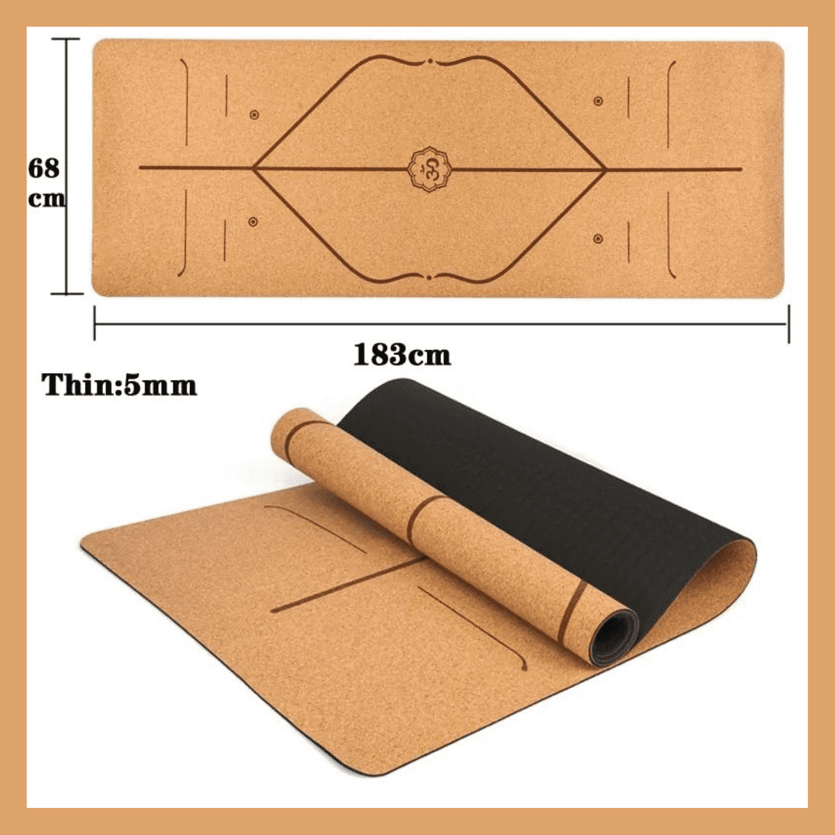 Natural Cork Yoga Mat