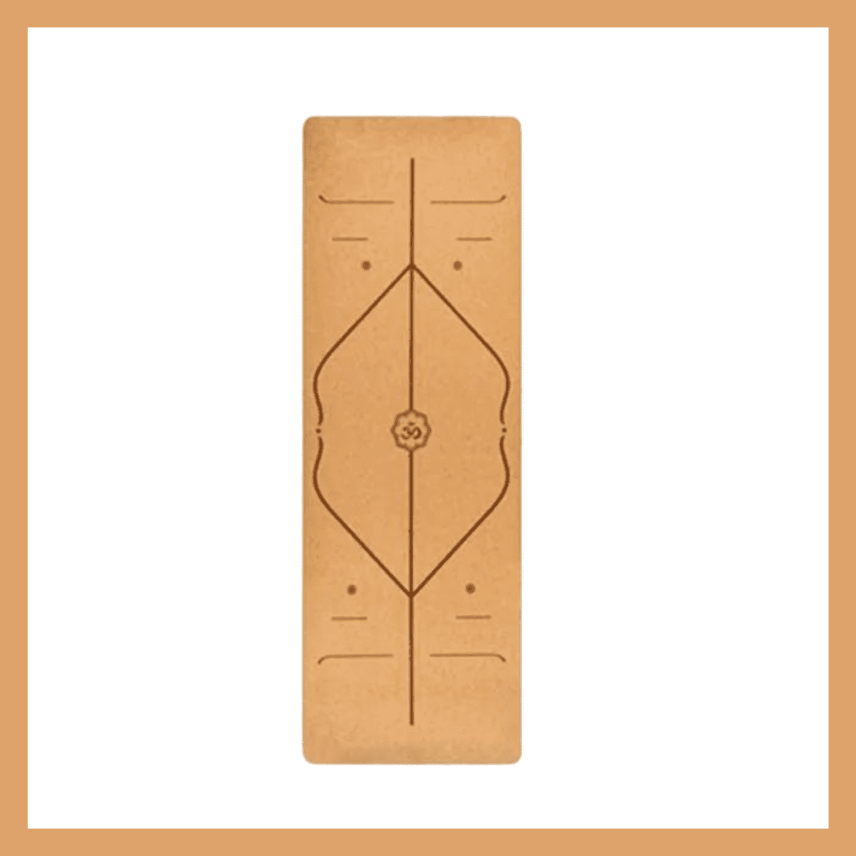 Body Line Natural Cork Yoga Mat