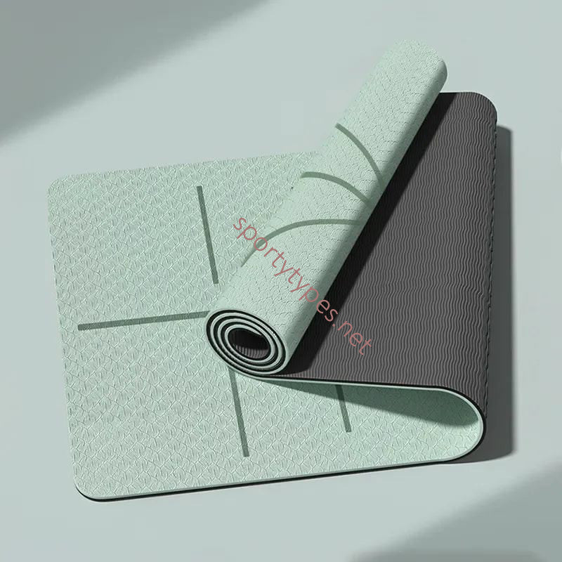 Green Yoga Mat Non Slip