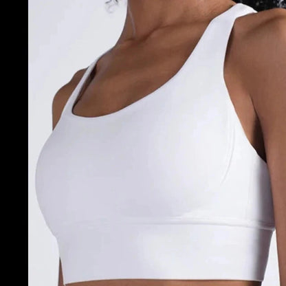 White Women's Breathable Yoga Top