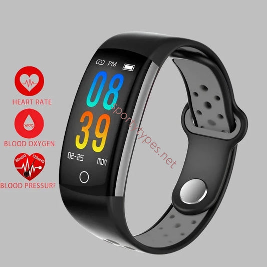 Grey Fitness Tracker Smart Bracelet