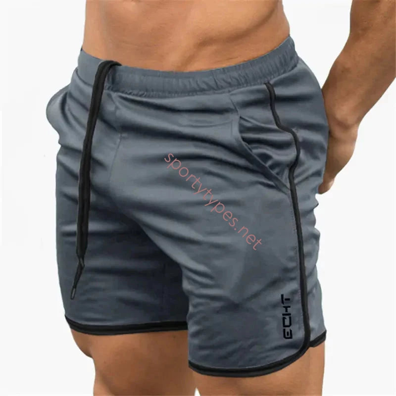 Gray Men's Performance Gym Shorts