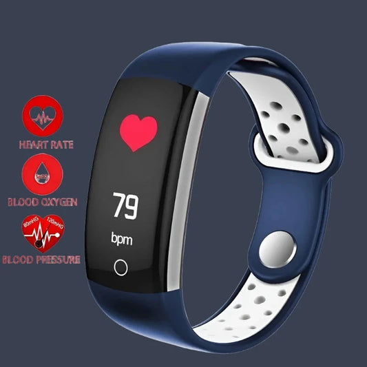Blue Fitness Tracker Smart Bracelet