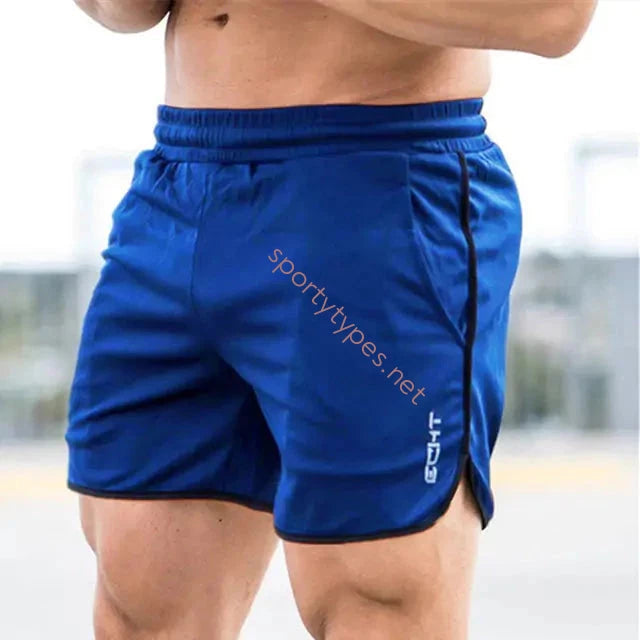 Blue Men's Performance Gym Shorts