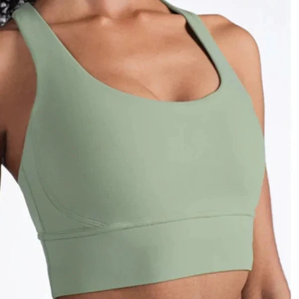 Green Women's Breathable Yoga Top