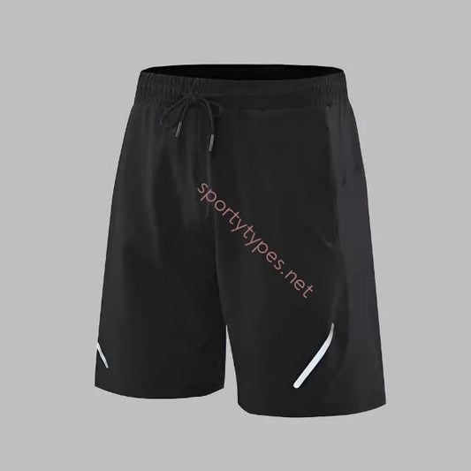 Black Men's Running Workout Shorts