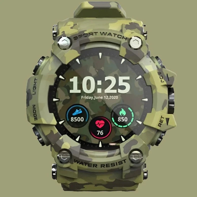 Green Fitness Tracker Smart Watch