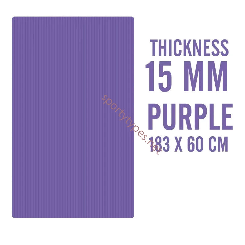 Purple Non-Slip Fitness Mat