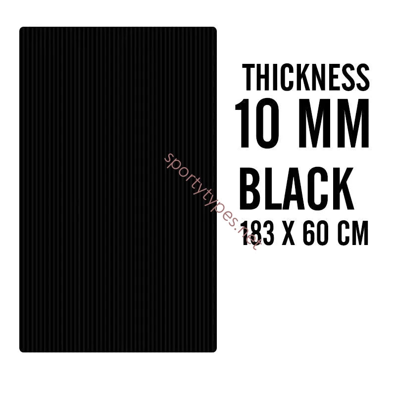 Black Non-Slip Fitness Mat